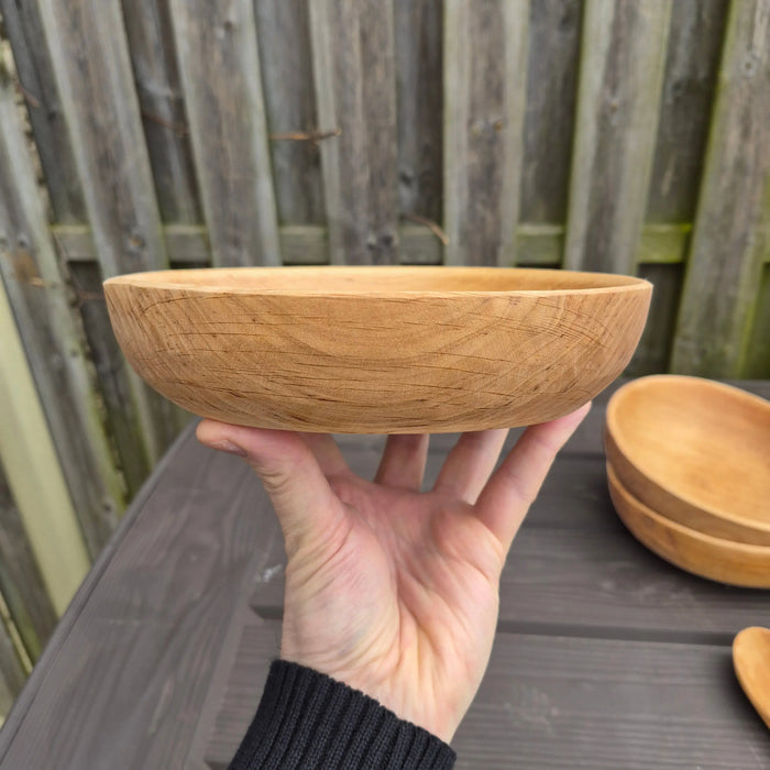 Viking Age Replica Hand Turned Alder Wood Bowl - Medium The Viking Dragon