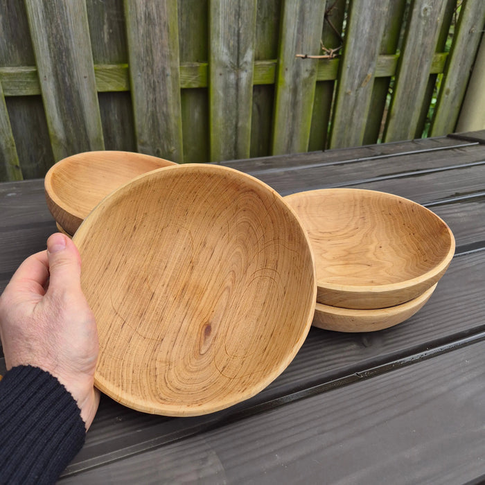 Viking Age Replica Hand Turned Alder Wood Bowl - Medium The Viking Dragon