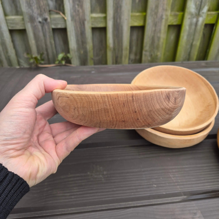 Viking Age Replica Hand Turned Alder Wood Bowl The Viking Dragon