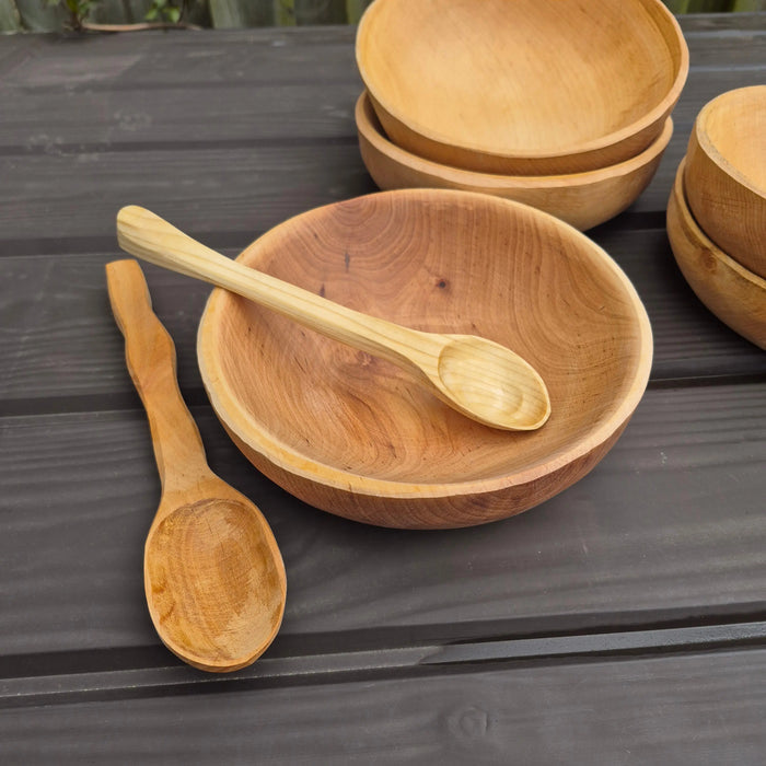 Viking Age Replica Hand Turned Alder Wood Bowl The Viking Dragon