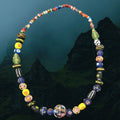 Viking Age Replica Large Glass Bead Necklace from Gotland