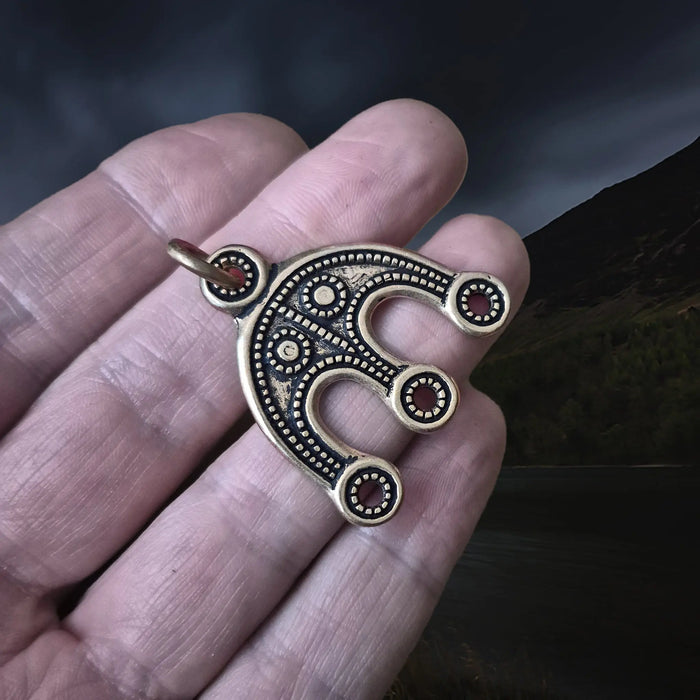 Viking Replica Grave Find - Bronze Bead Divider from Öland The Viking Dragon