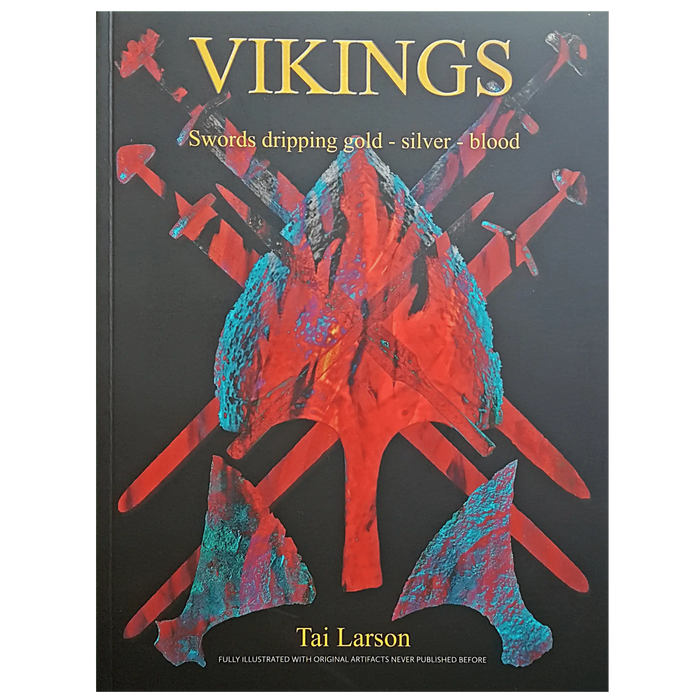 Vikings - Swords Dripping Gold - Silver - Blood - Book - Front Cover