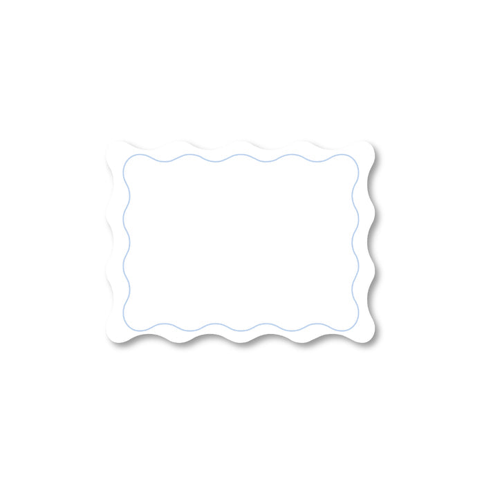 Wave Note Cards - Blue