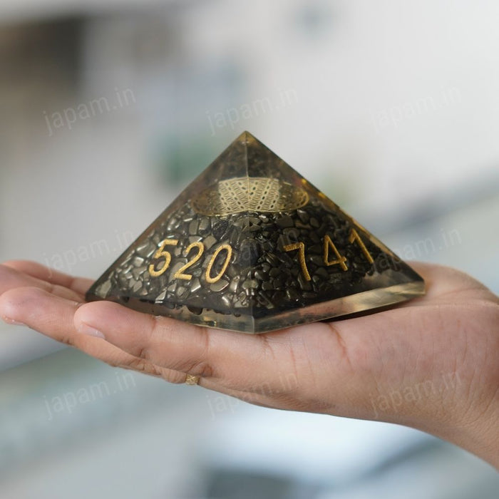 Wealth Magnet Pyrite Pyramid for Vaastu