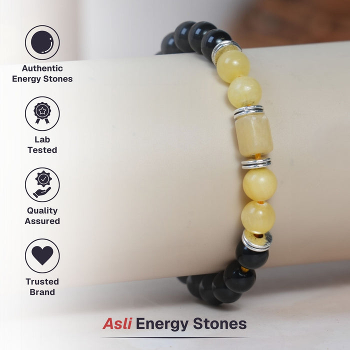 Yellow Calcite Zodiac Band – Sagittarius (धनु राशि)
