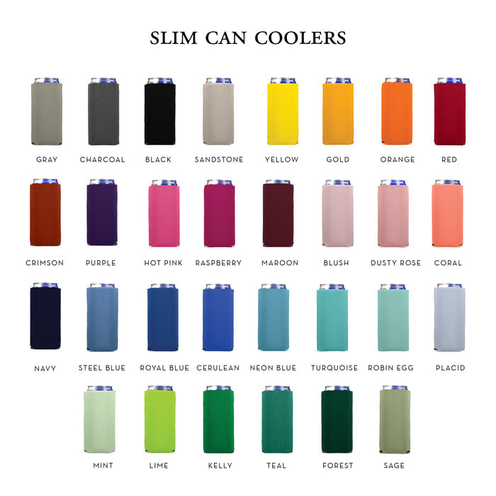 Your Own Design Slim Can Cooler