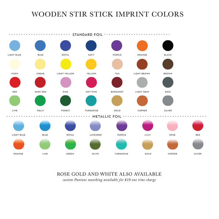 Your Own Design Stir Sticks
